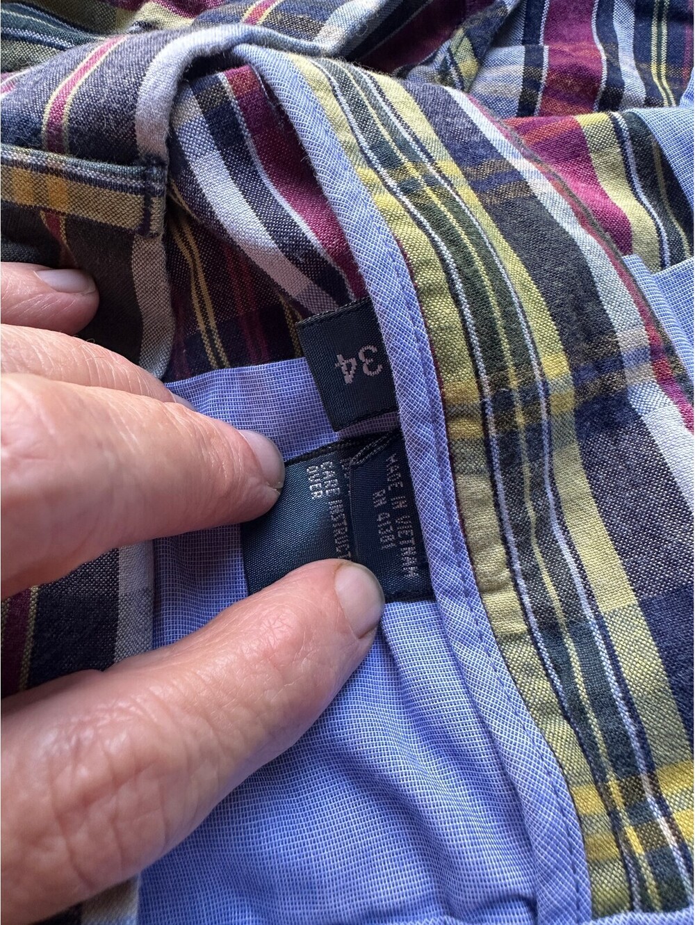 Polo Ralph Lauren Madras Plaid Shorts 34 Slim Fit - Picture 4 of 5